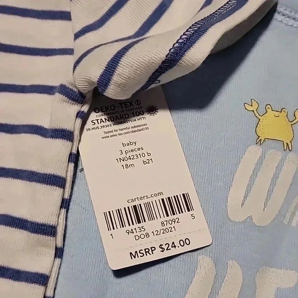 Carters Baby Set 18M - Picture 3 of 4